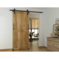Porta de celeiro de madeira deslizante interior com hardware para apartamento